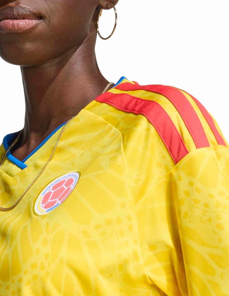 Playera Federación Colombia manga regular para mujer 7