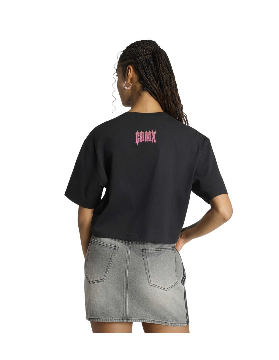 Playera Fútbol City manga corta para mujer 4
