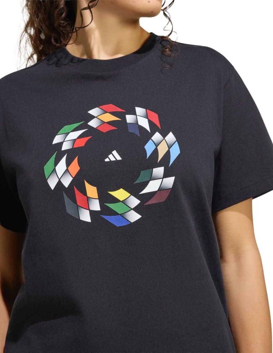 Playera manga corta Table Tee cuello redondo mujer 6