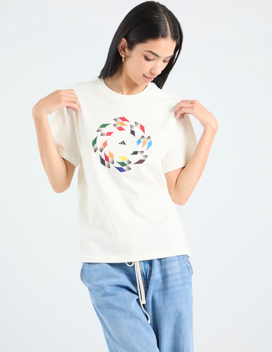 Playera manga corta Table Tee cuello redondo mujer 5