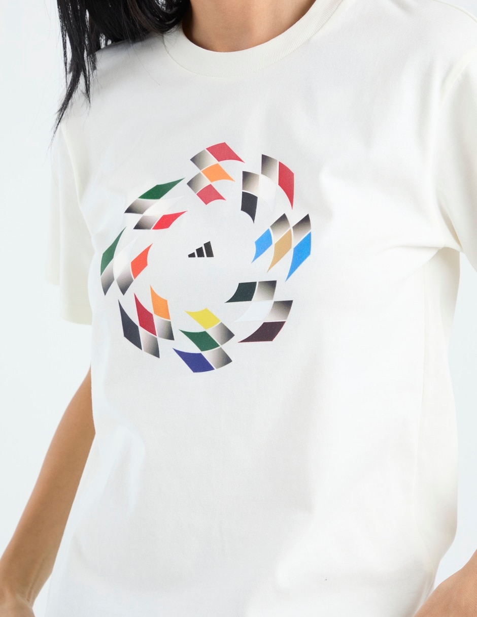 Playera manga corta Table Tee cuello redondo mujer