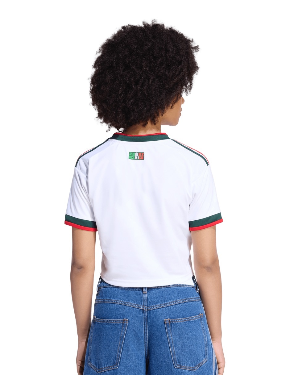 Playera Fútbol Federación México manga corta para mujer 4
