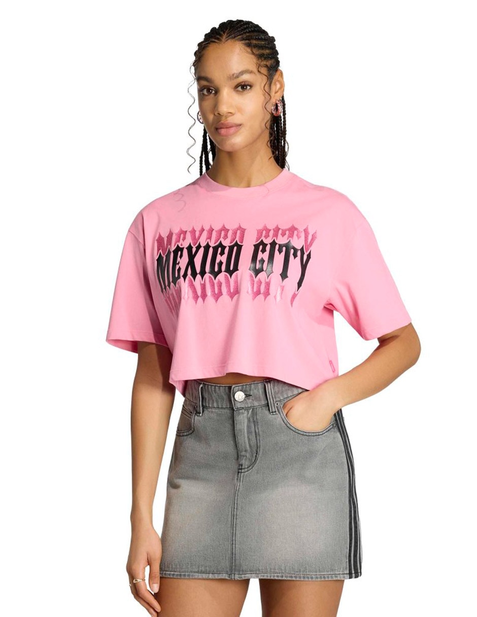 Playera manga corta Fifa World Cup cuello redondo para mujer