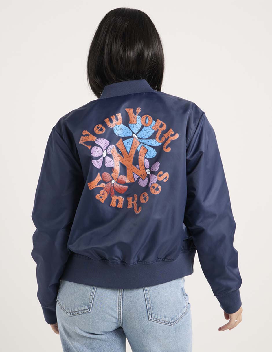 Chamarra bomber Mlb New York Yankees para mujer