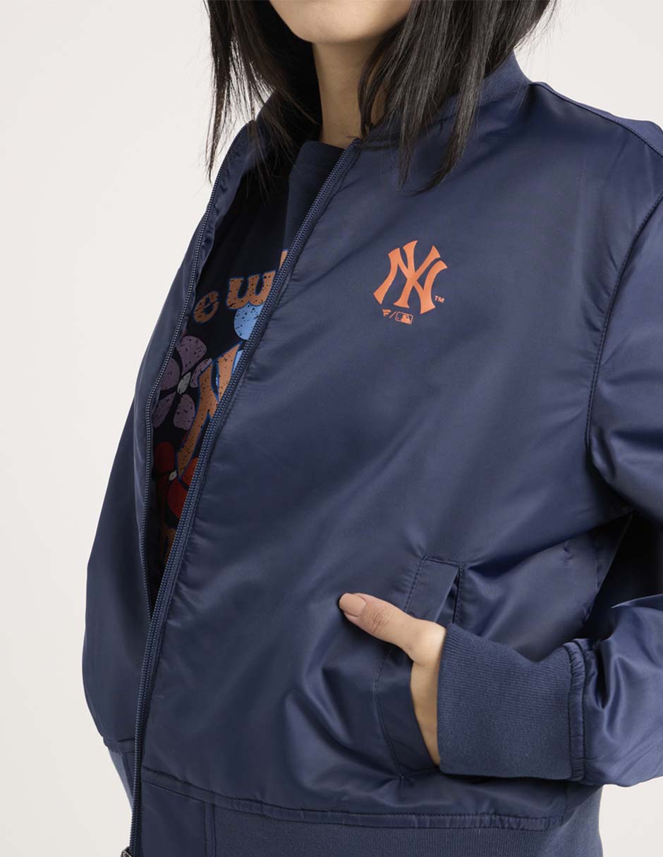 Chamarra bomber Mlb New York Yankees para mujer