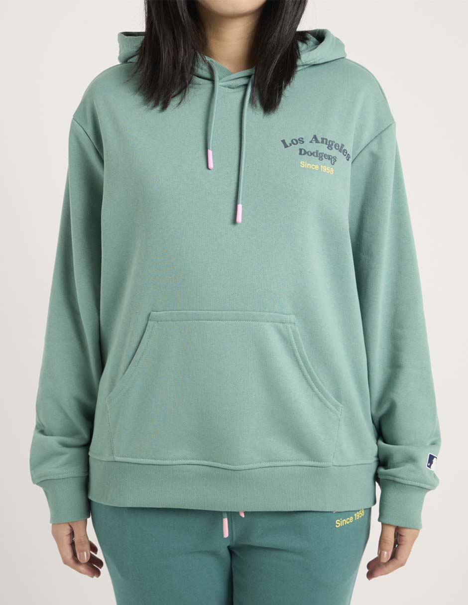 Sudadera con capucha y bolsa MLB Los Angeles Dodgers para mujer