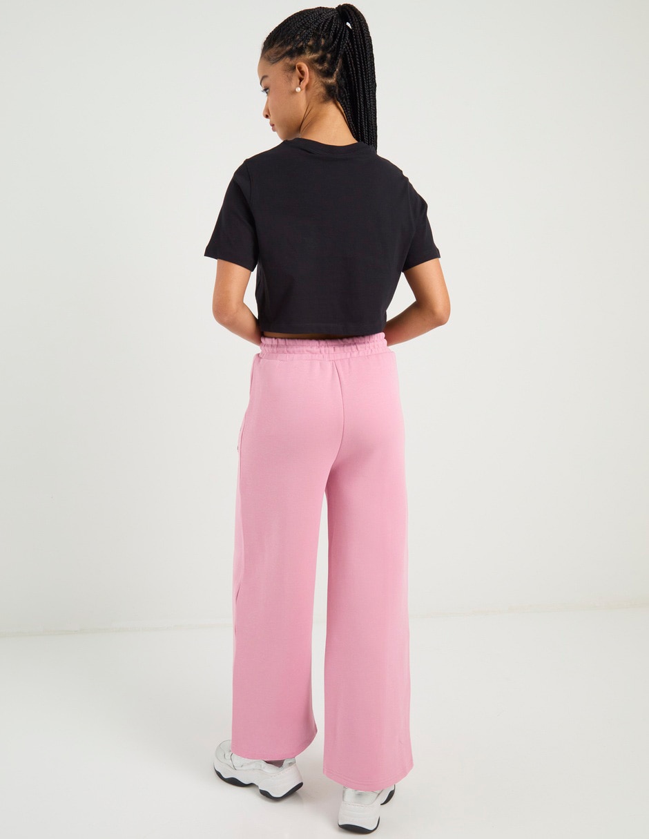 Pants acampanado Reebok con agujeta para mujer