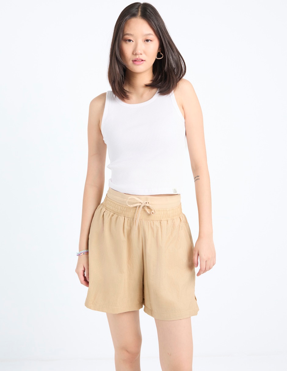 Short w nsw double waistband short de algodón para mujer