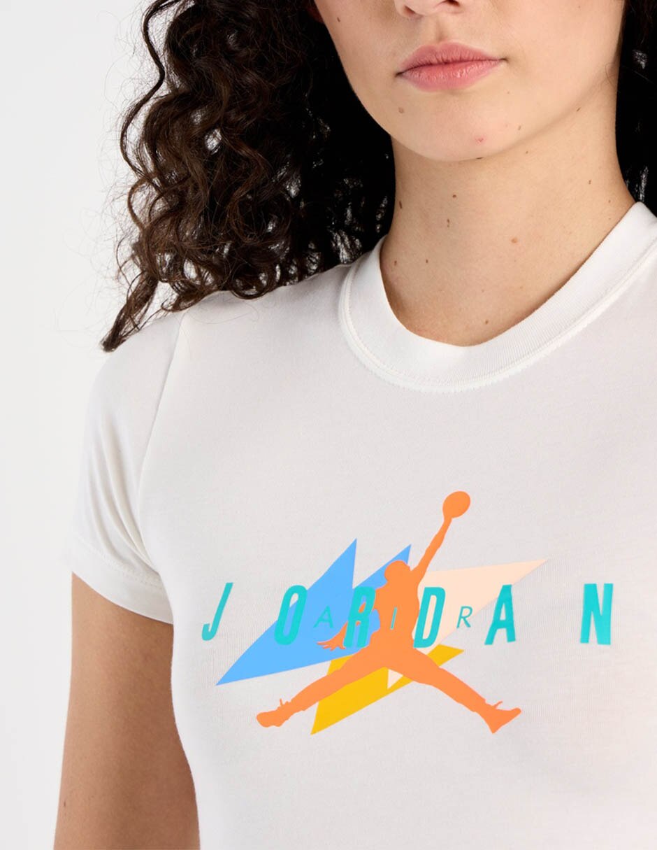 Playera manga corta cuello redondo mujer 2