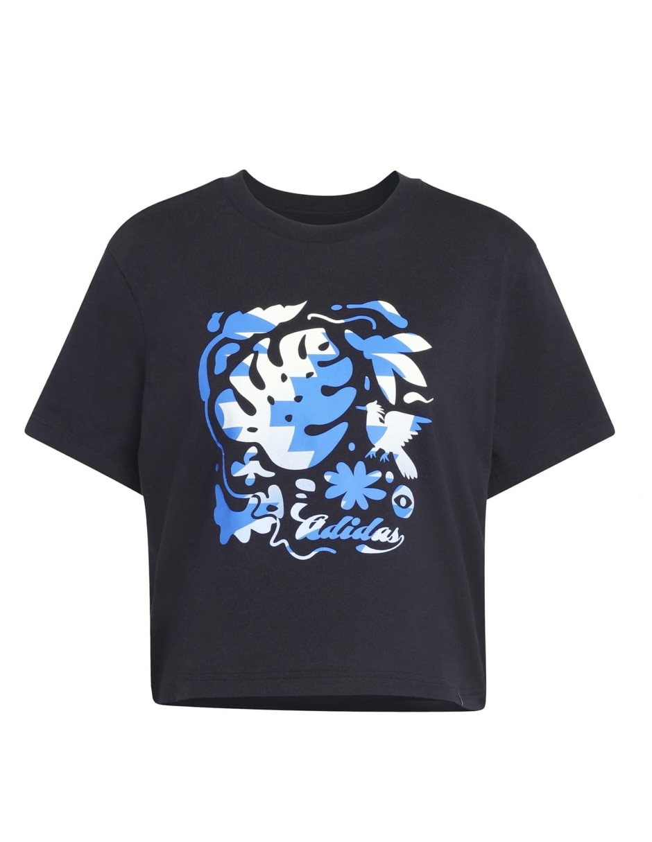 Playera manga corta Fifa World Cup Table Tee cuello redondo para mujer