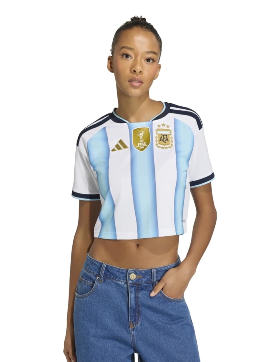 Playera Argentina manga regular para mujer