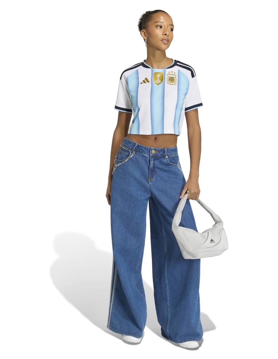 Playera Adidas Fifa World Cup Argentina manga regular para mujer