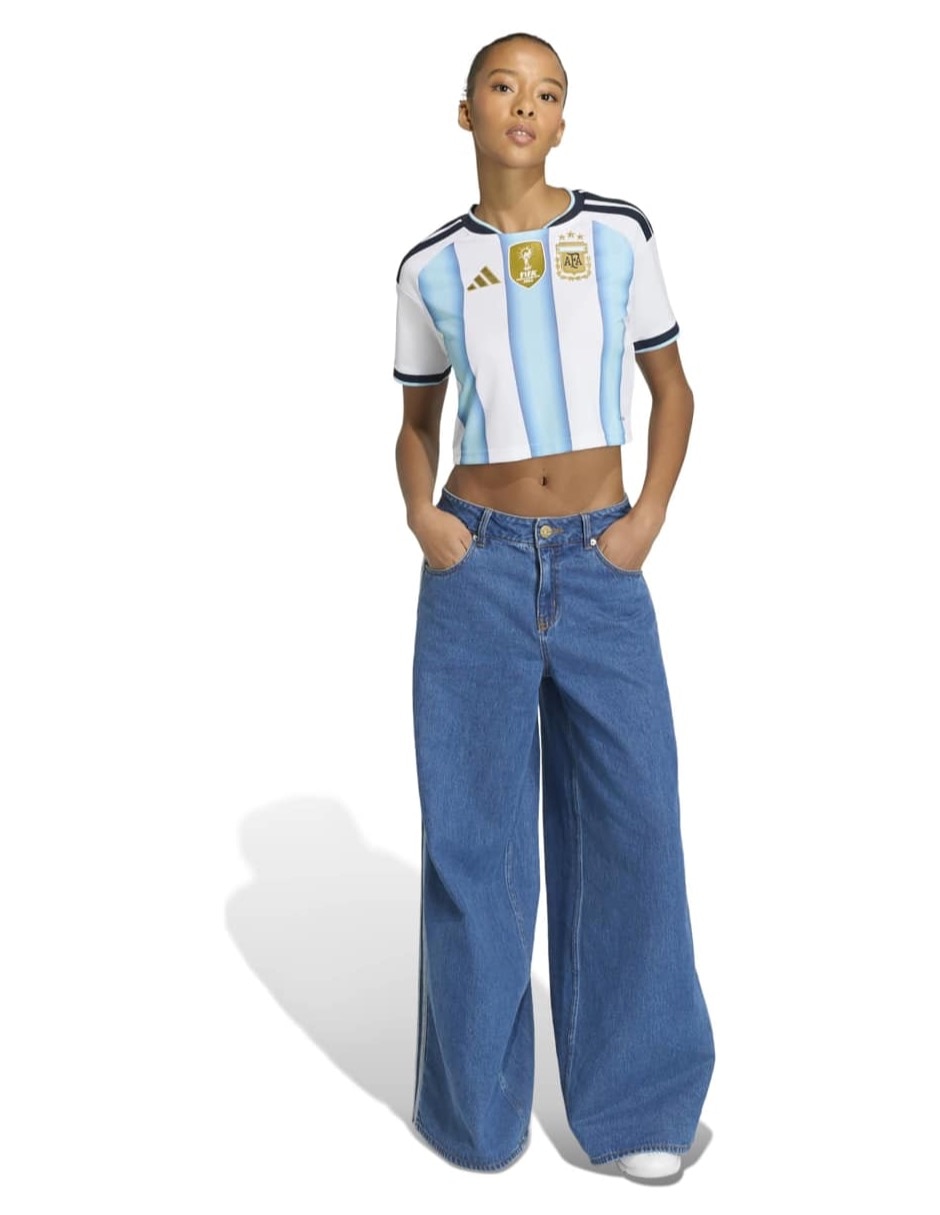 Playera Adidas Fifa World Cup Argentina manga regular para mujer