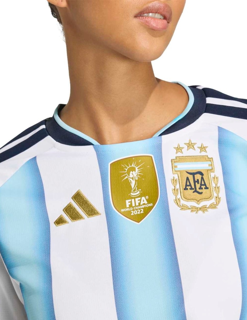 Playera Adidas Fifa World Cup Argentina manga regular para mujer