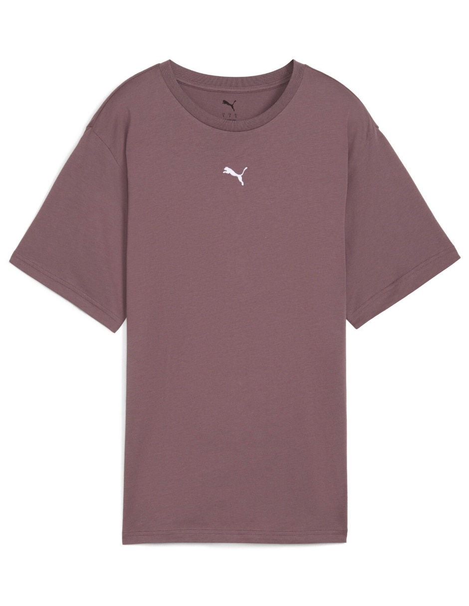 Playera manga corta Ess cuello redondo mujer