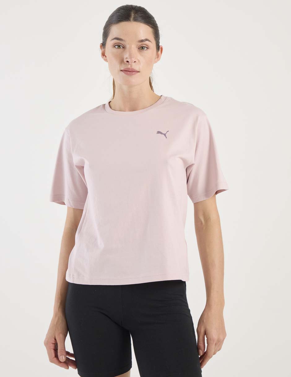 Playera manga corta cuello redondo para mujer Playera manga corta cuello redondo para mujer
