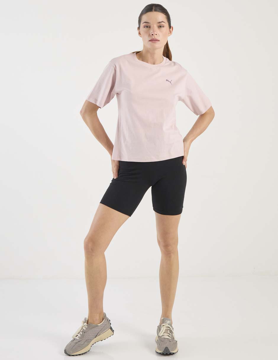 Playera manga corta Puma cuello redondo para mujer