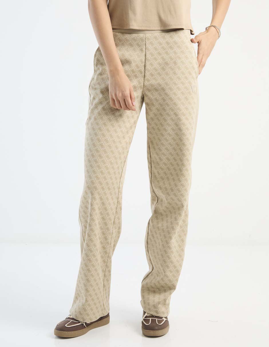 Pants regular con elástico para mujer Pants regular con elástico para mujer