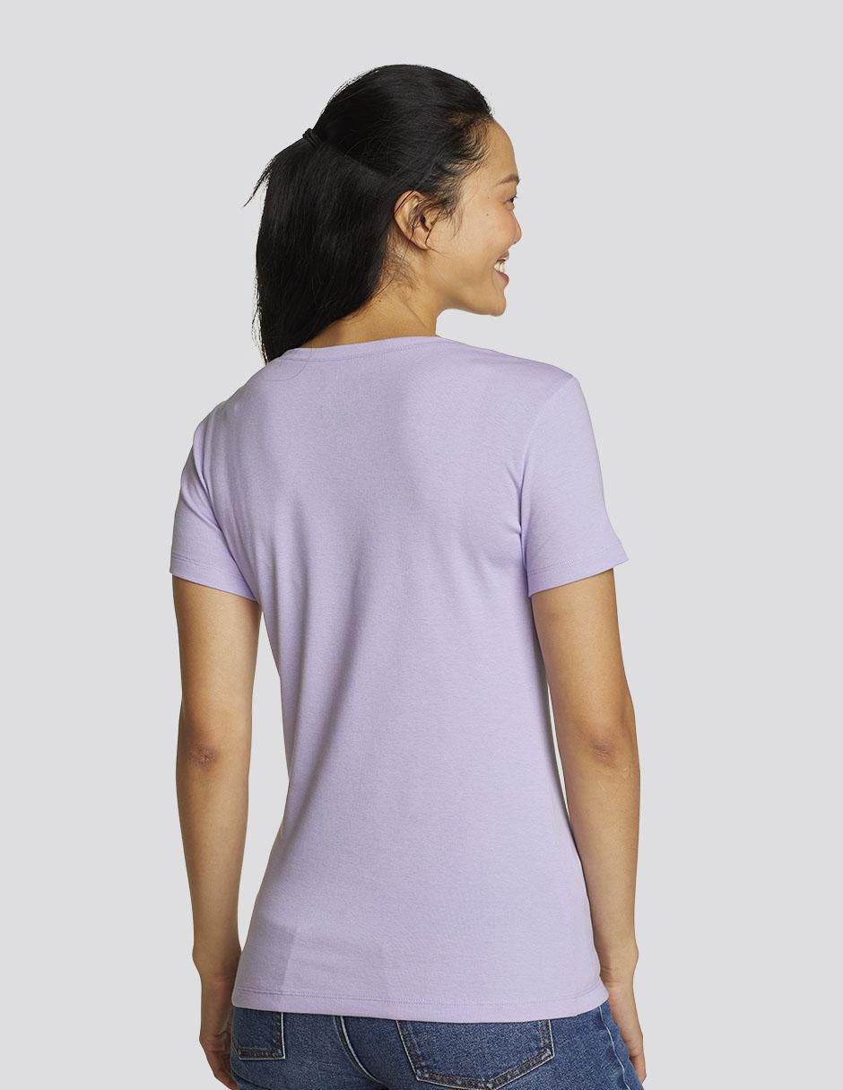 Playera manga corta Eddie Bauer Fashion cuello v para mujer
