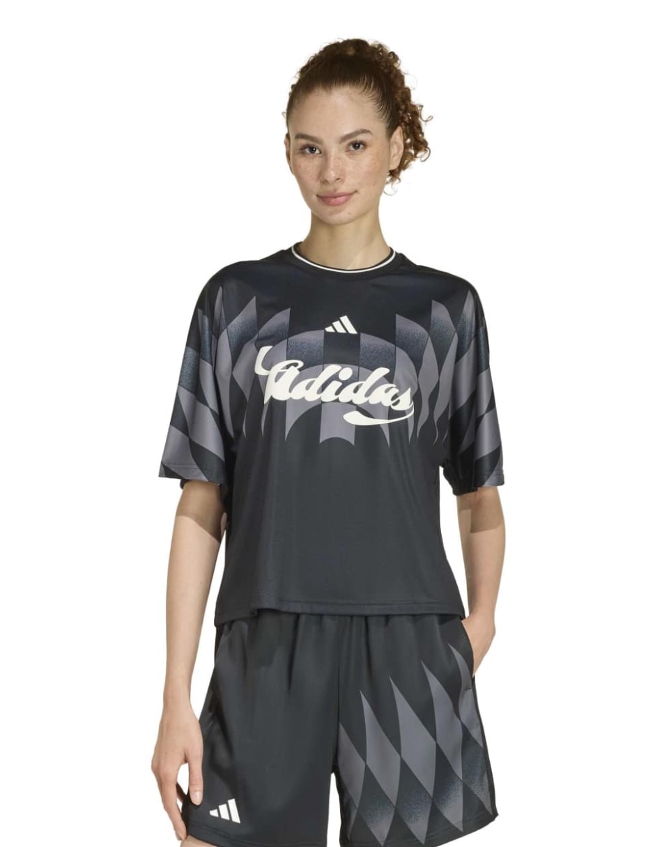 Playera manga corta House Of Tiro cuello redondo para mujer Playera manga corta House Of Tiro cuello redondo para mujer