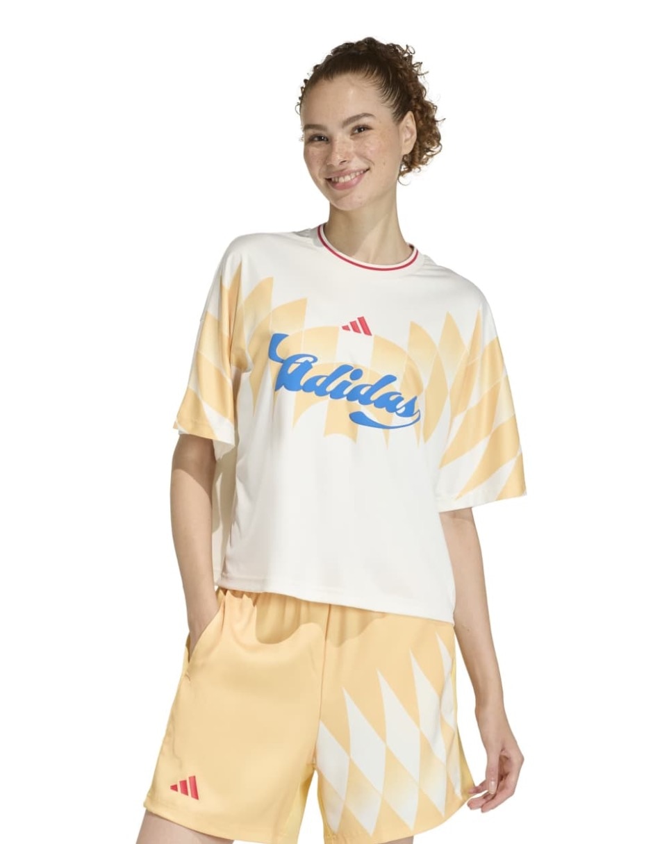 Playera manga corta Fifa World Cup House Of Tiro cuello redondo para mujer