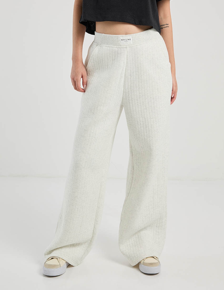 Pants wide leg con elástico para mujer 5