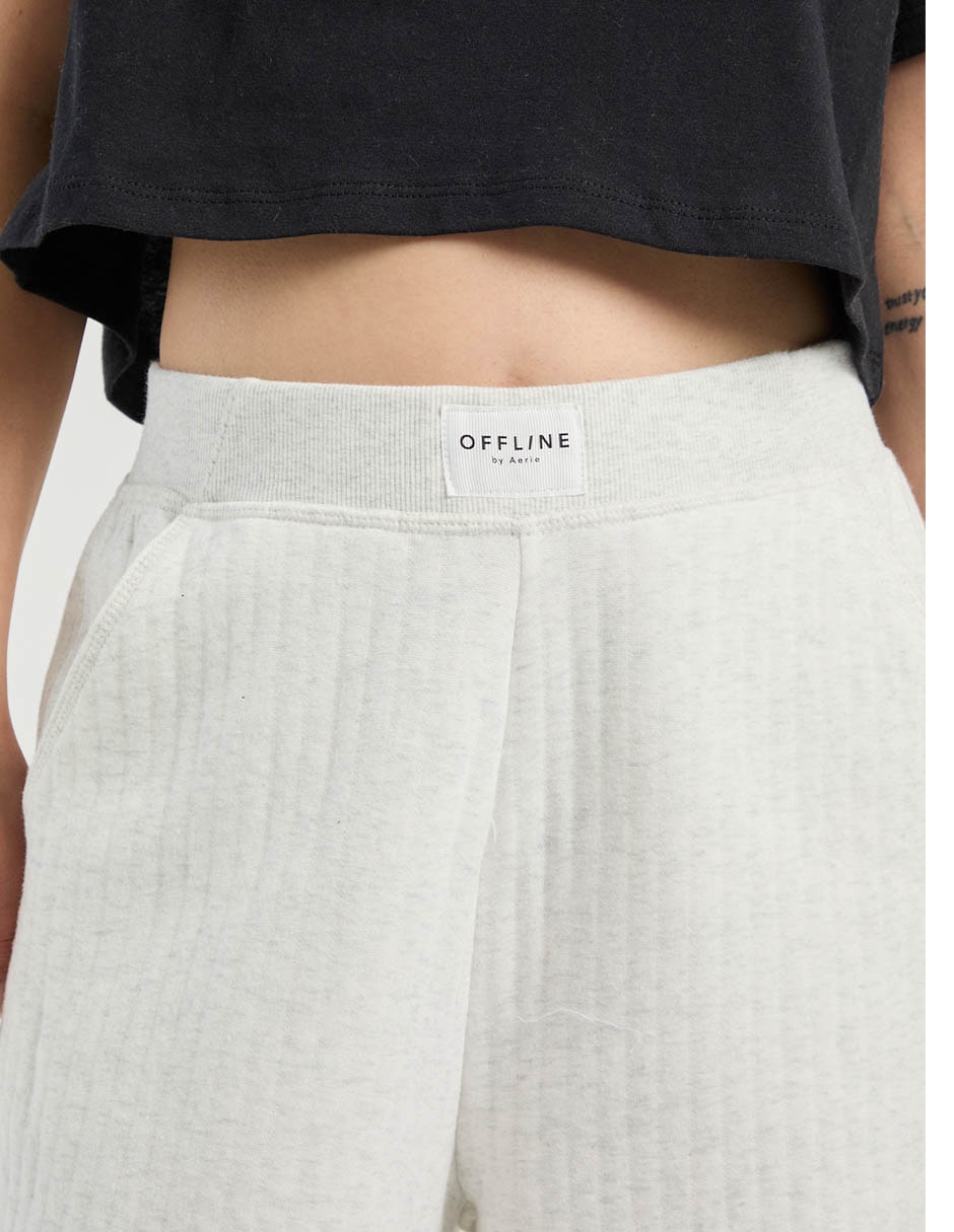 Pants wide leg con elástico para mujer