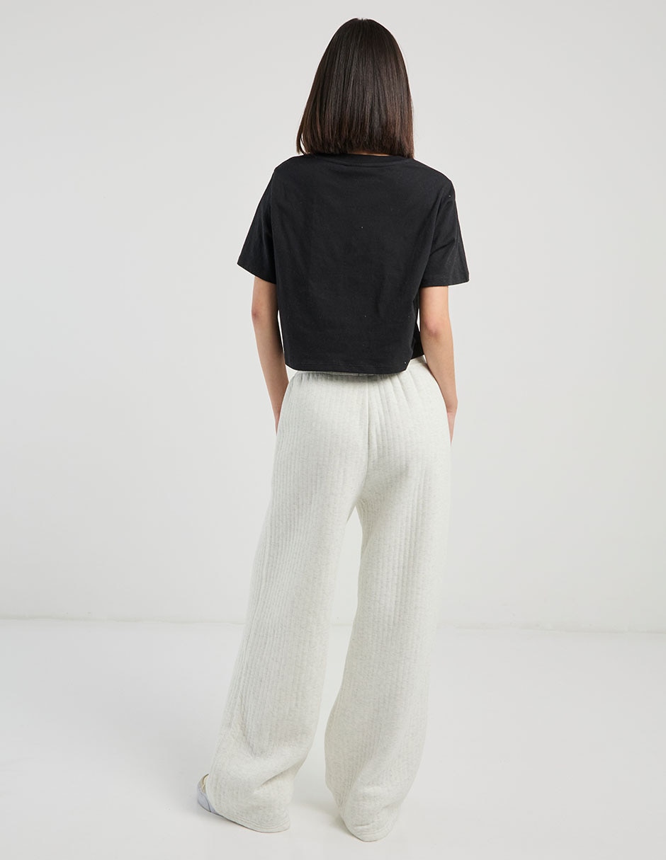 Pants wide leg con elástico para mujer 6