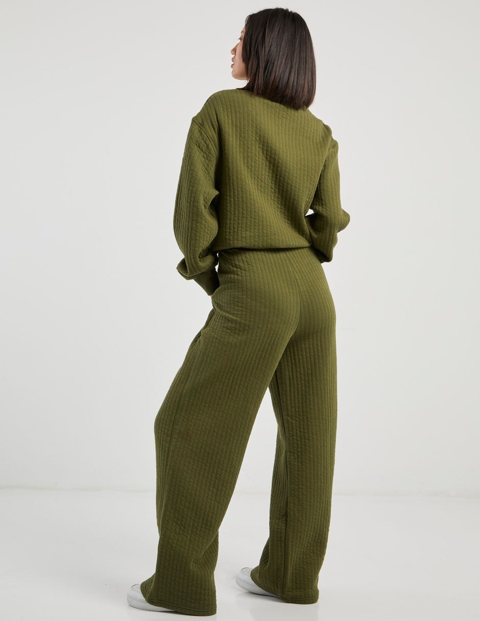 Pants wide leg Offline By Aerie con elástico para mujer