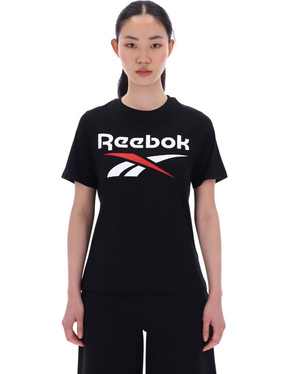 Playera manga corta cuello redondo para mujer