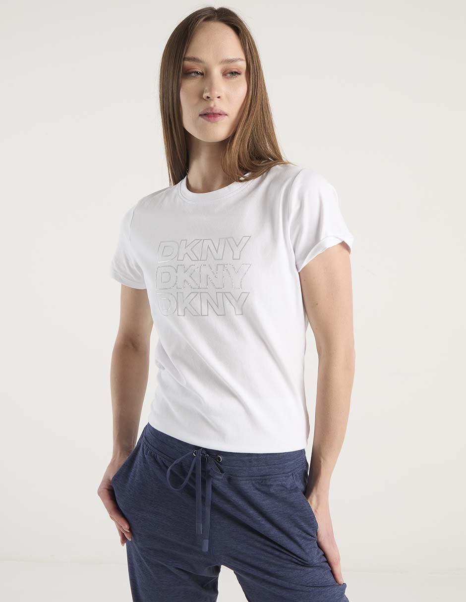Playera manga corta cuello redondo mujer 6