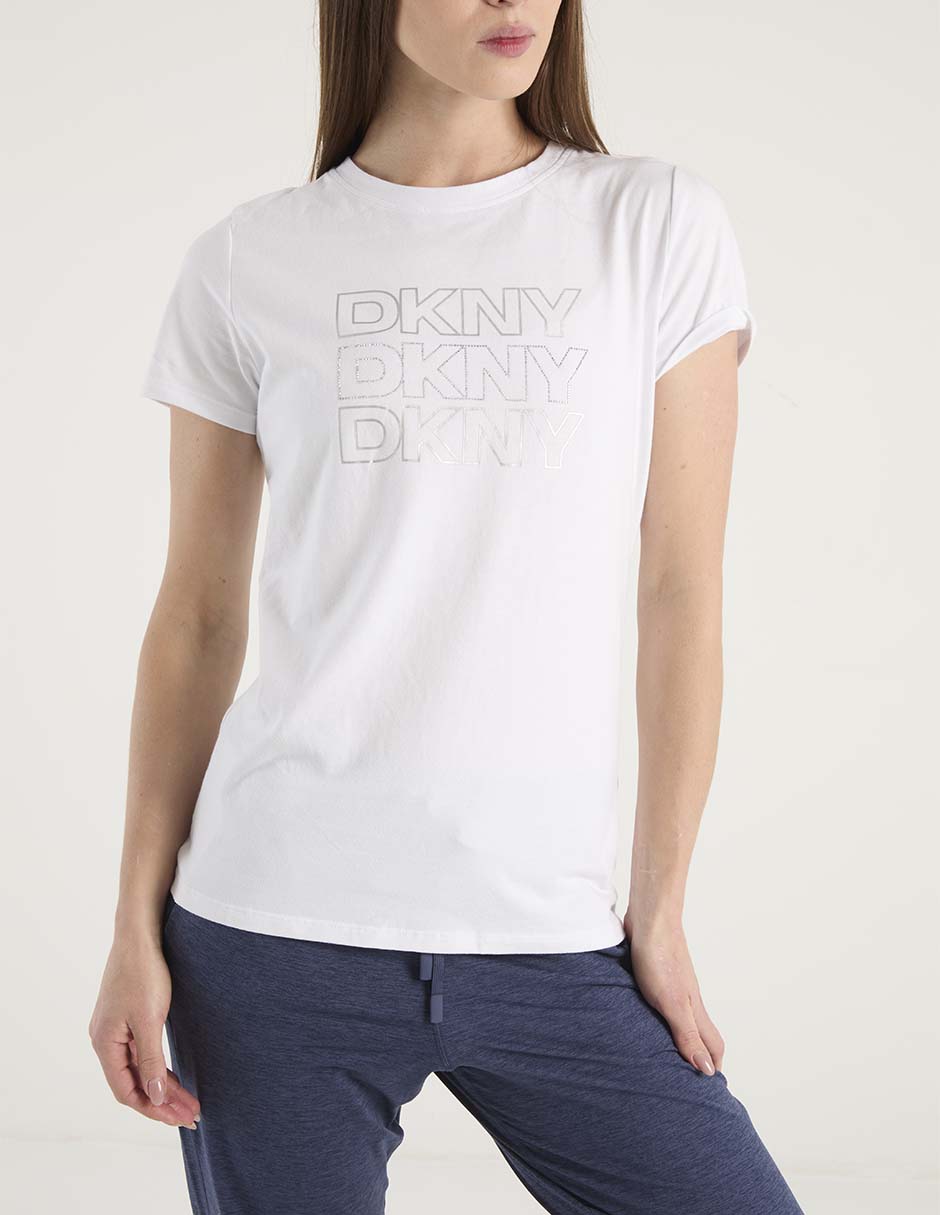 Playera manga corta cuello redondo mujer 3