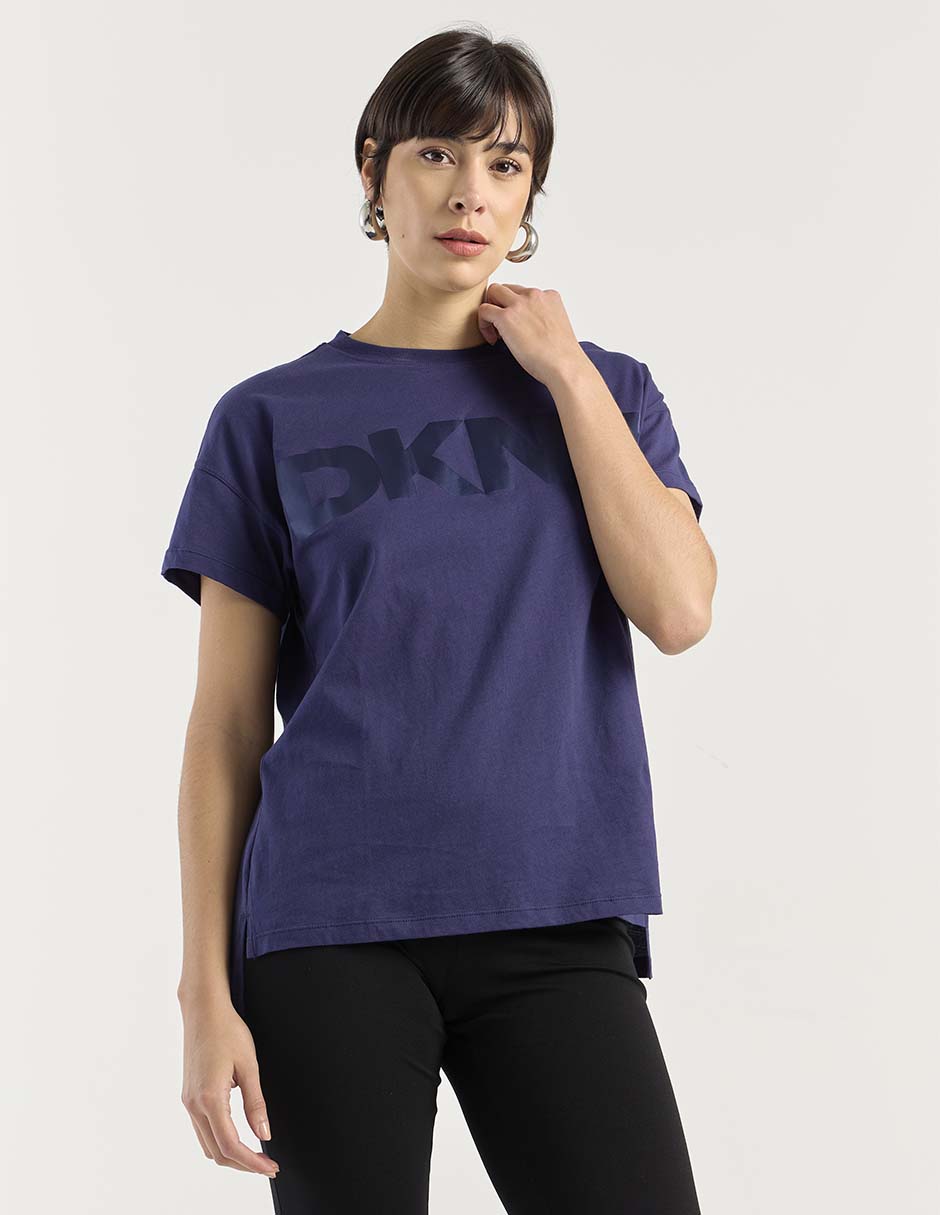 Playera manga corta cuello redondo mujer Playera manga corta cuello redondo mujer