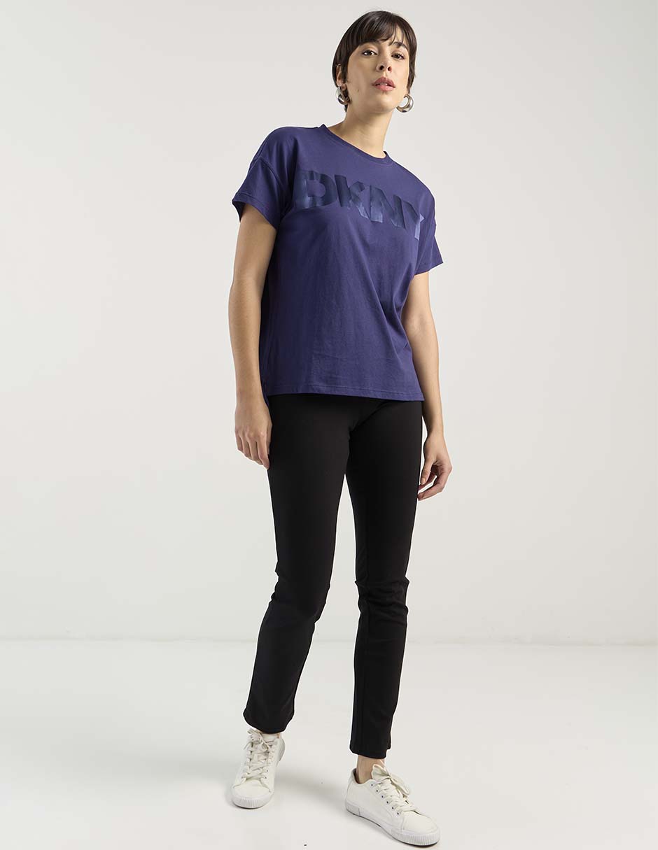 Playera manga corta cuello redondo mujer 4