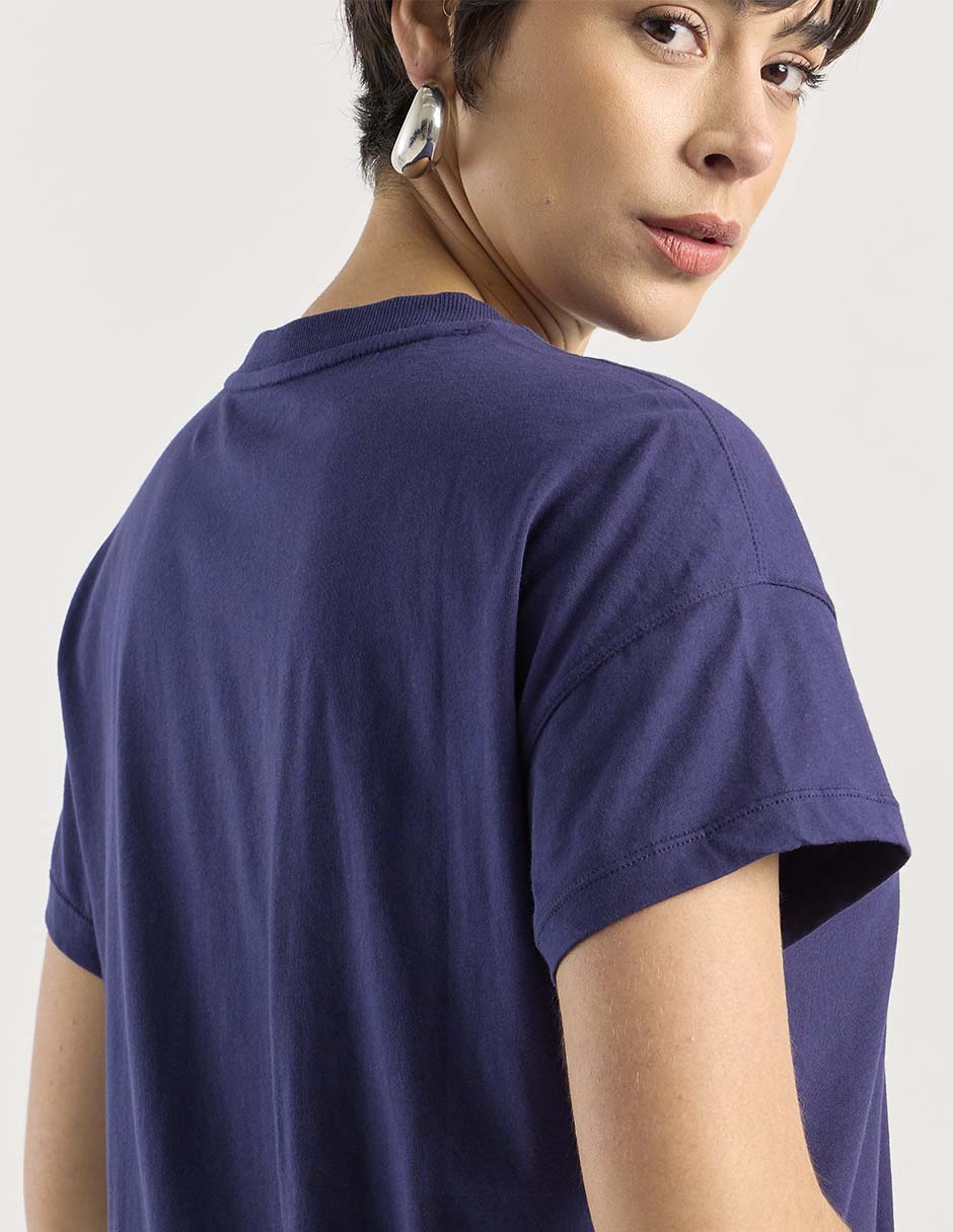 Playera manga corta cuello redondo mujer 2