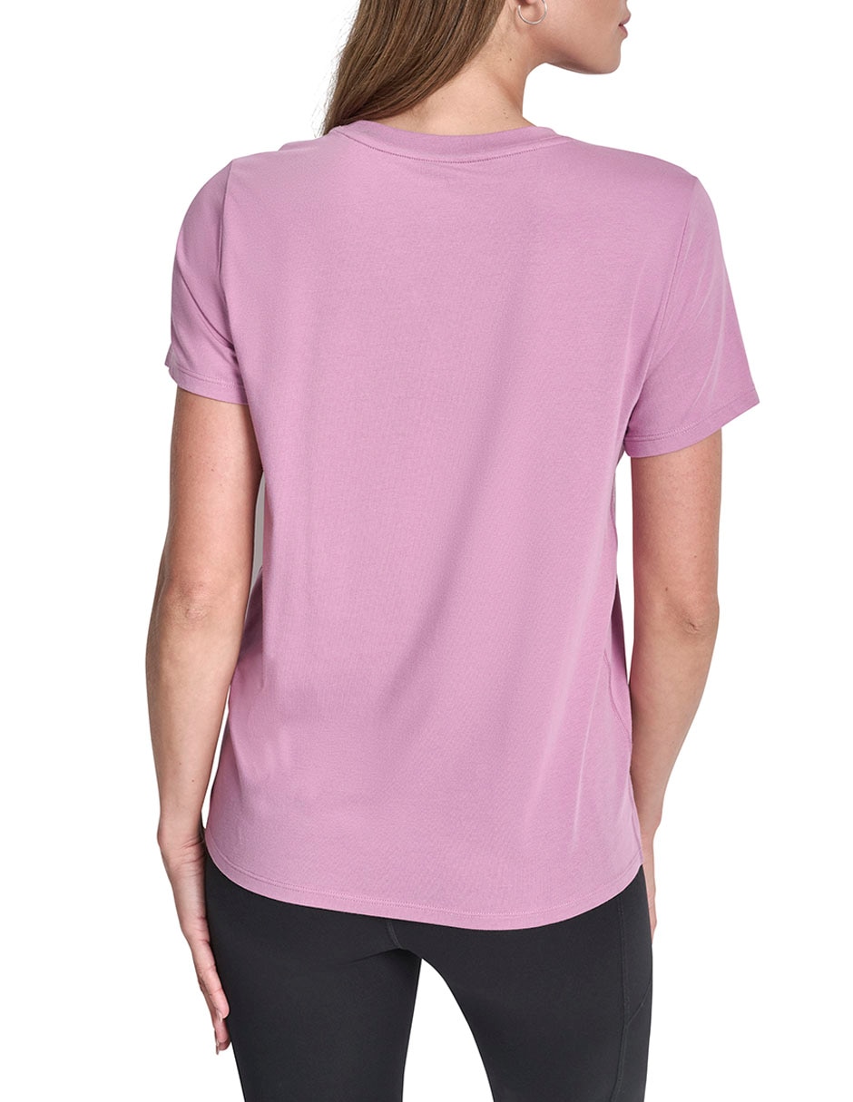 Playera manga corta DKNY cuello redondo para mujer