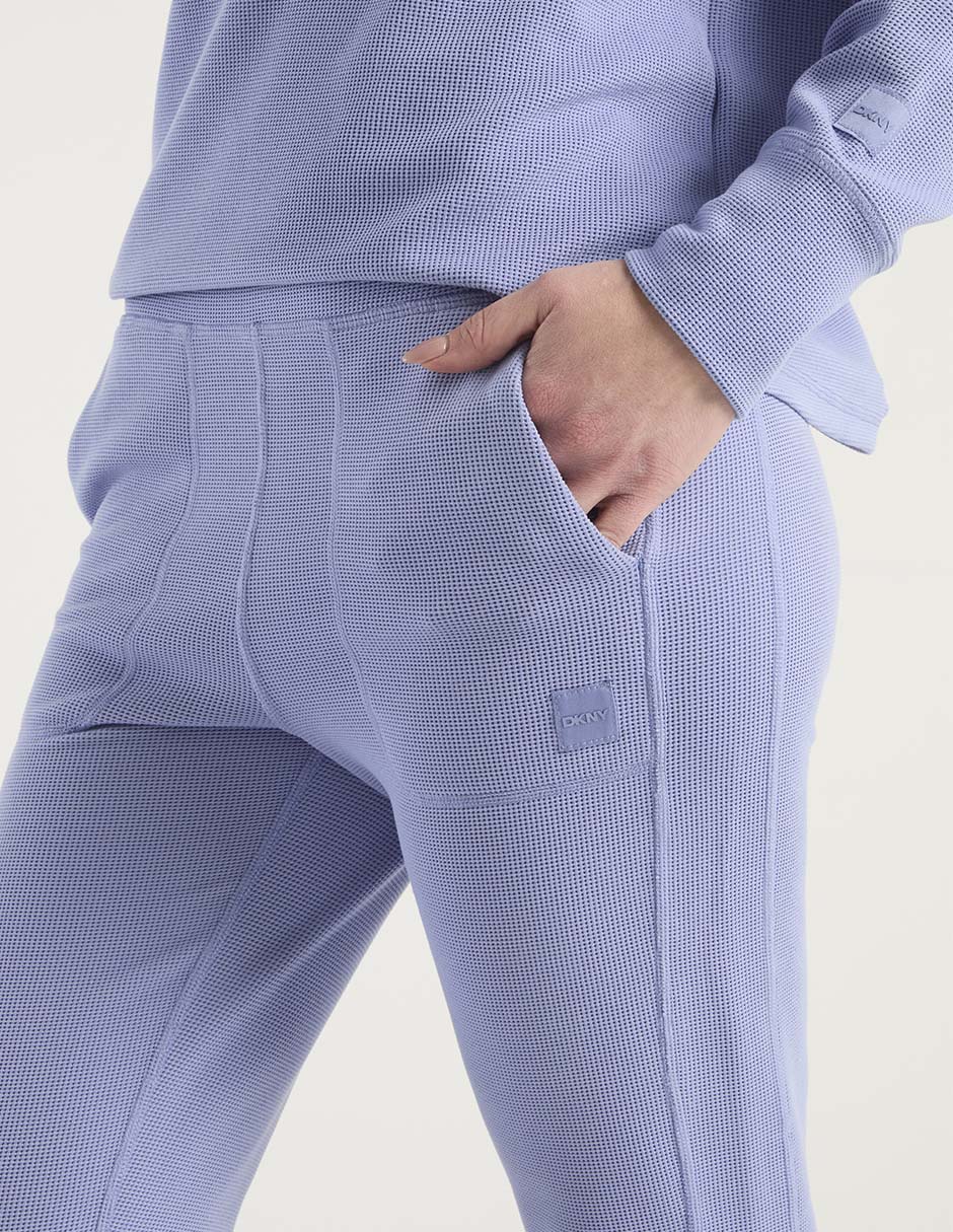 Pants regular con elástico para mujer 9