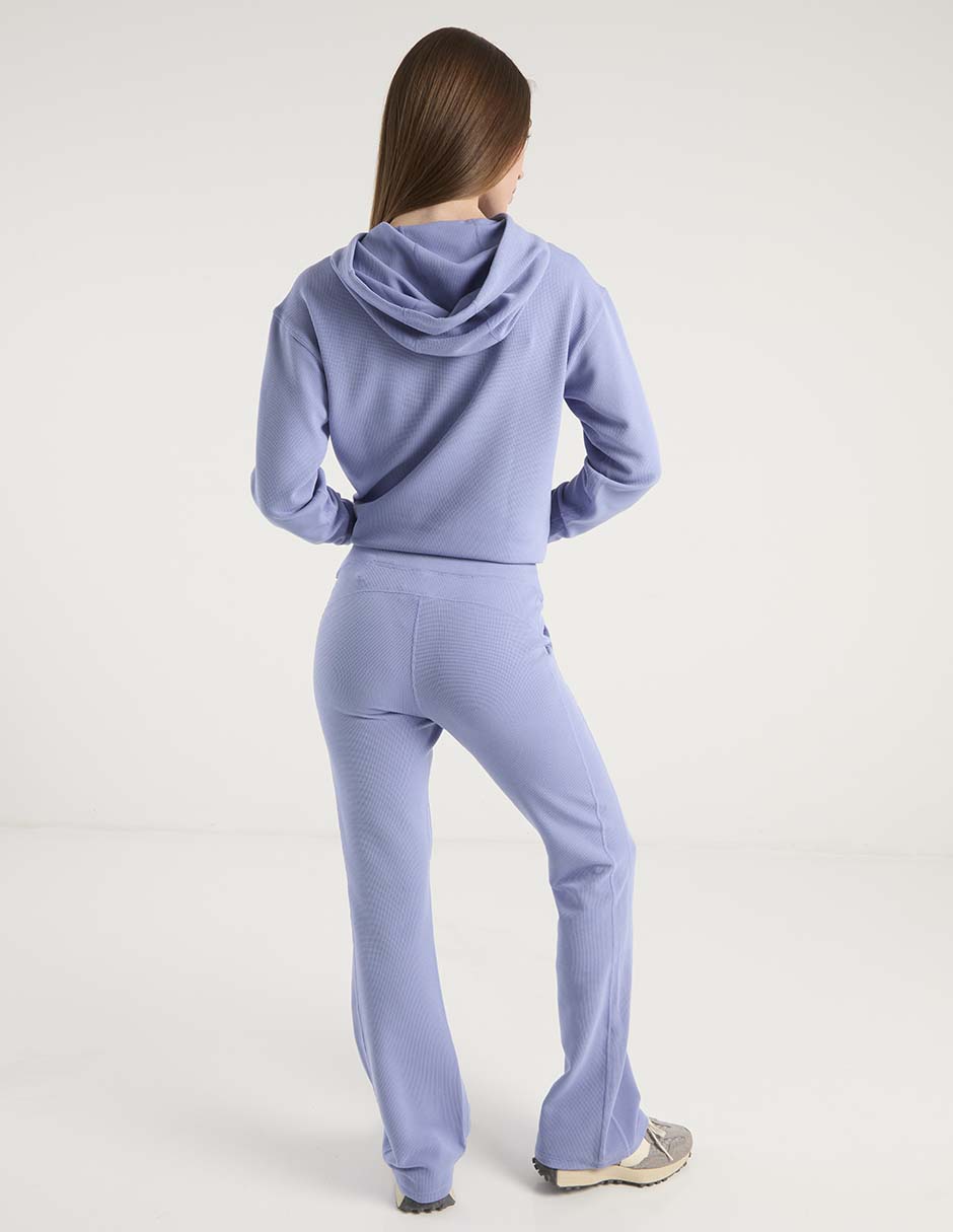 Pants regular con elástico para mujer 11