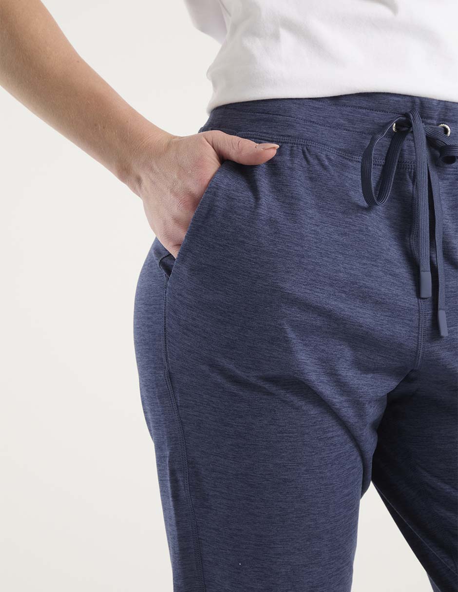Pants slim con jareta para mujer 10