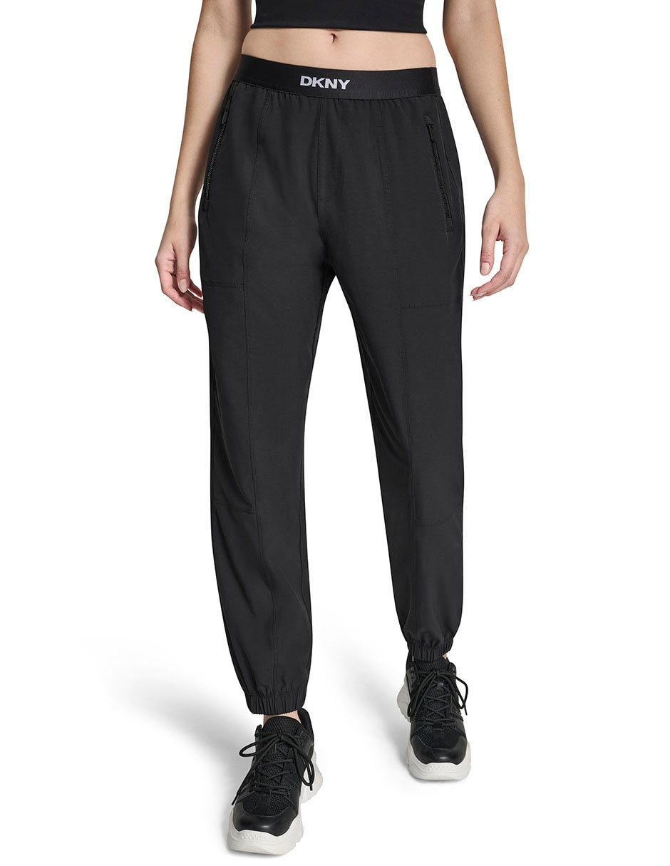 Pants regular Dkny con elástico para mujer