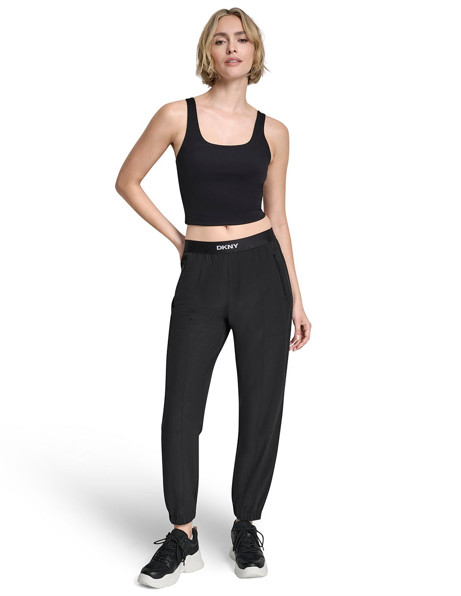 Pants regular Dkny con elástico para mujer