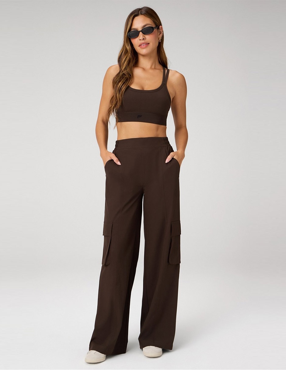 Pantalón cargo amplio para mujer