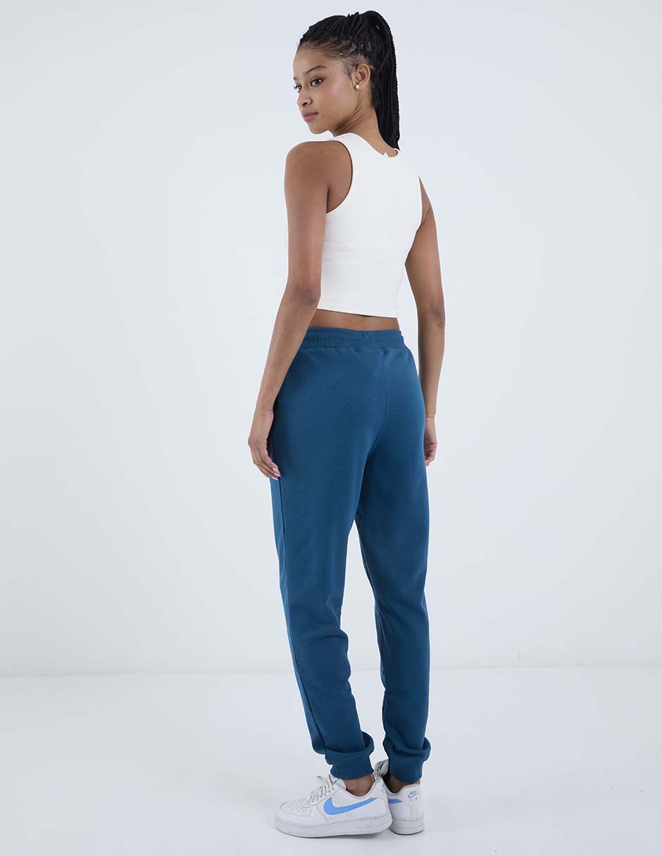 Pants regular los angeles dodgers con jareta para mujer 2
