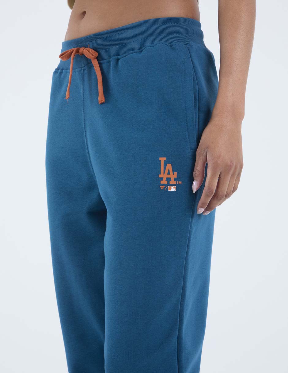 Pants regular los angeles dodgers con jareta para mujer 4