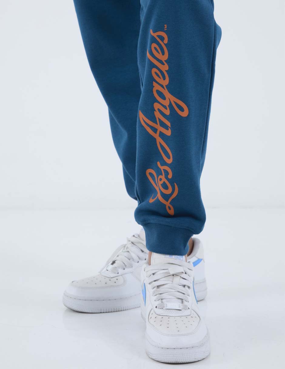 Pants regular los angeles dodgers con jareta para mujer 5