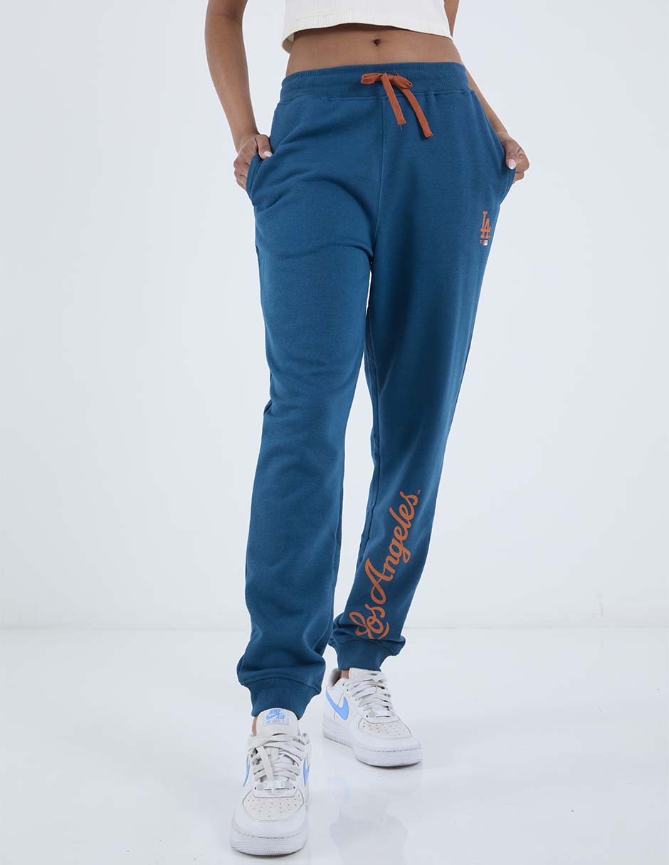 Pants regular los angeles dodgers con jareta para mujer