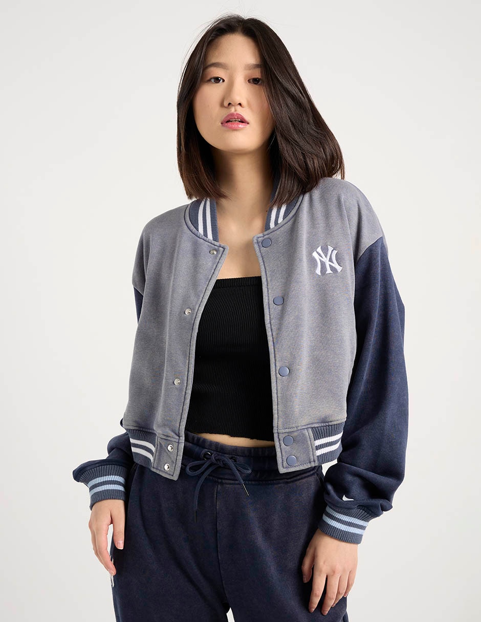 Chamarra bomber Mlb para mujer
