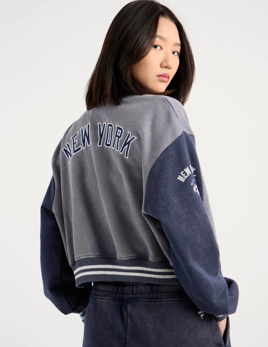Chamarra bomber Mlb para mujer
