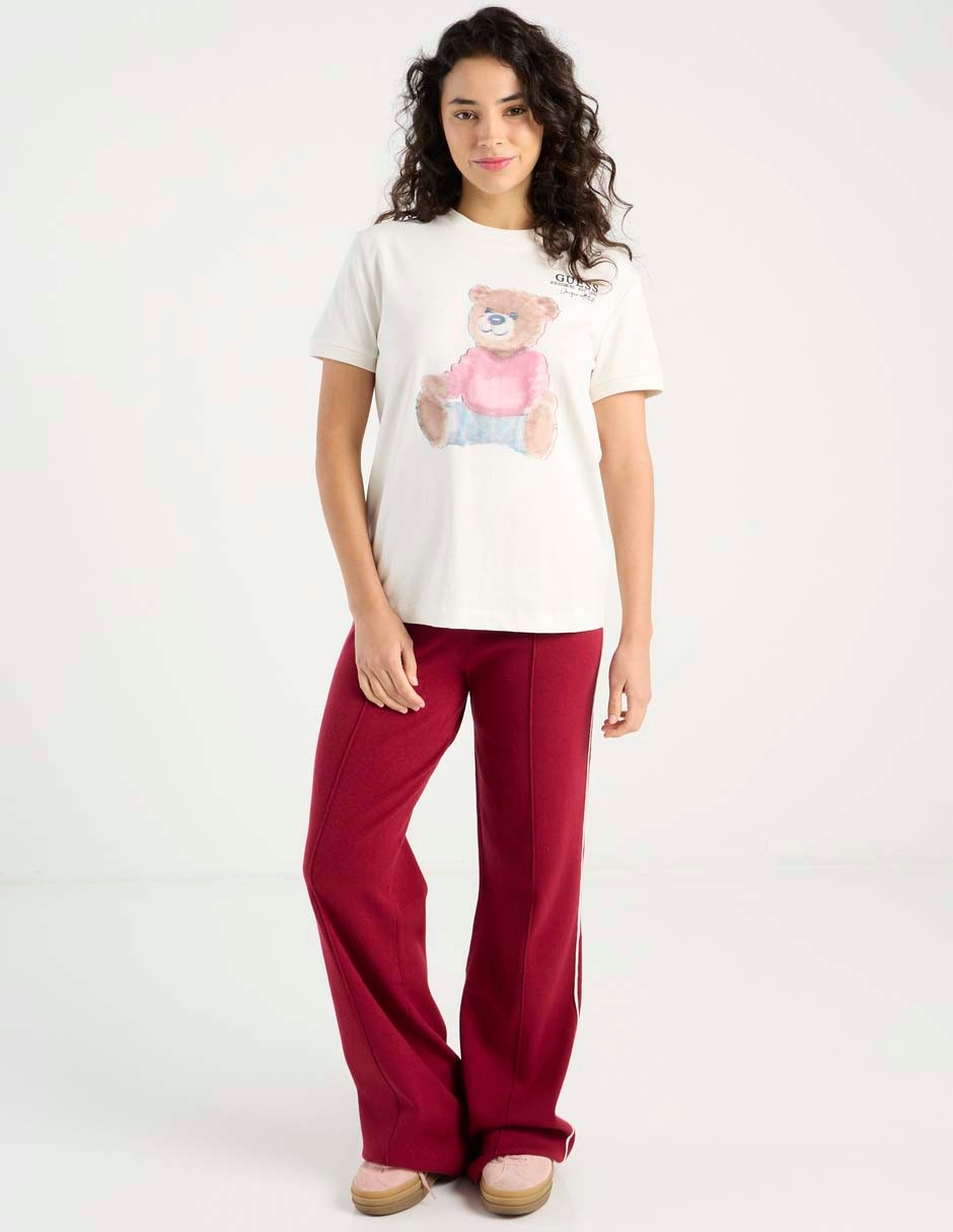 Pants regular Guess con elástico para mujer