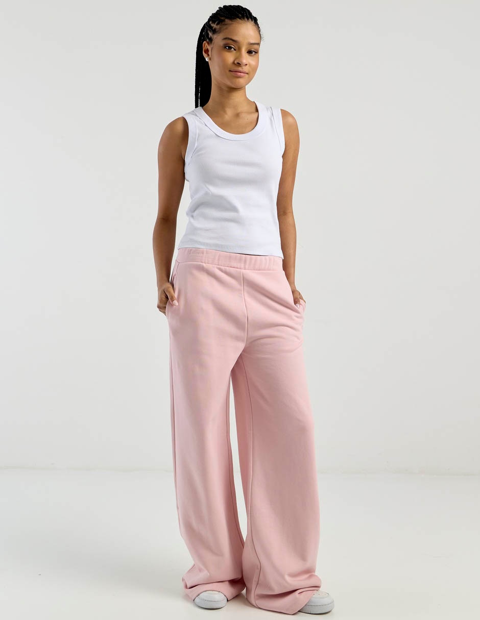 Pants amplio con elástico para mujer 4